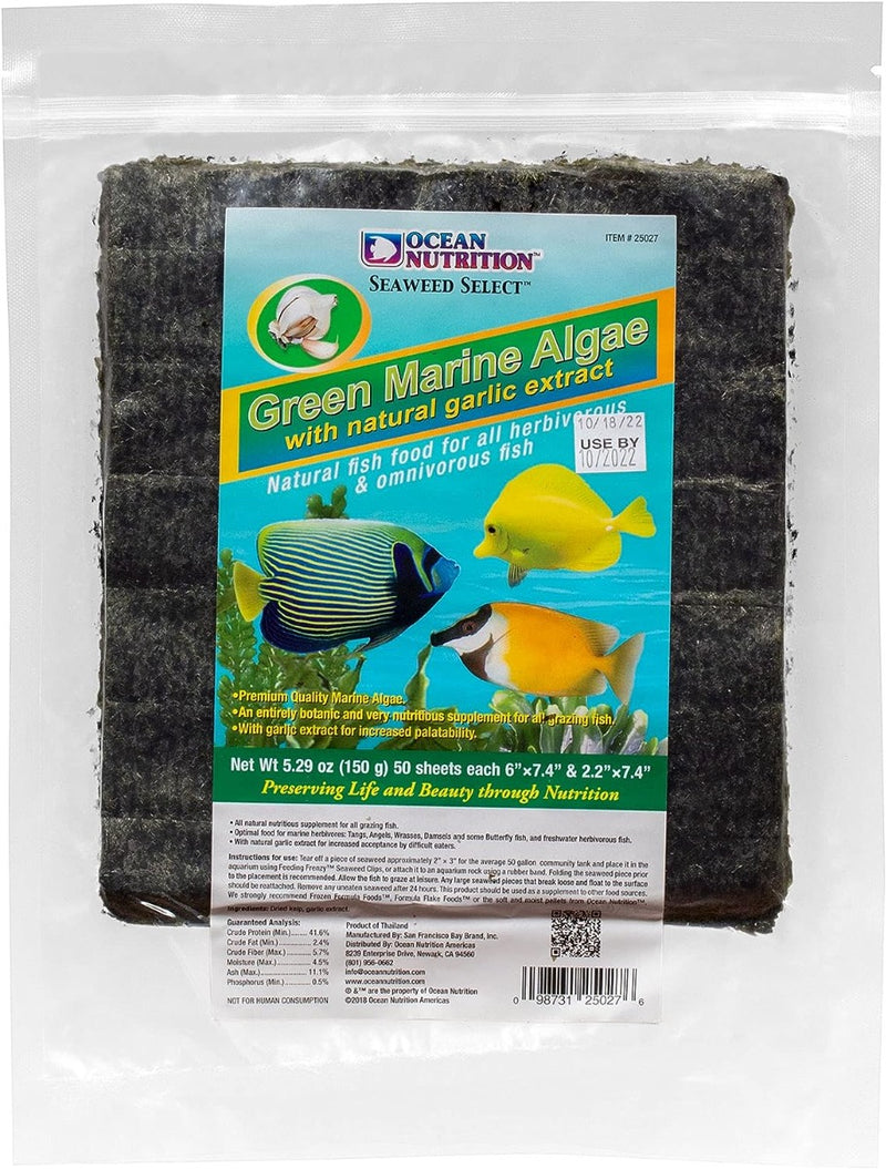 Ocean Nutrition Green Marine Seaweed 150g (50 Sheets)