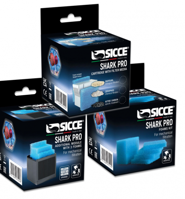 Sicce Shark Pro Filter Cartridge - Active Carbon with sponge