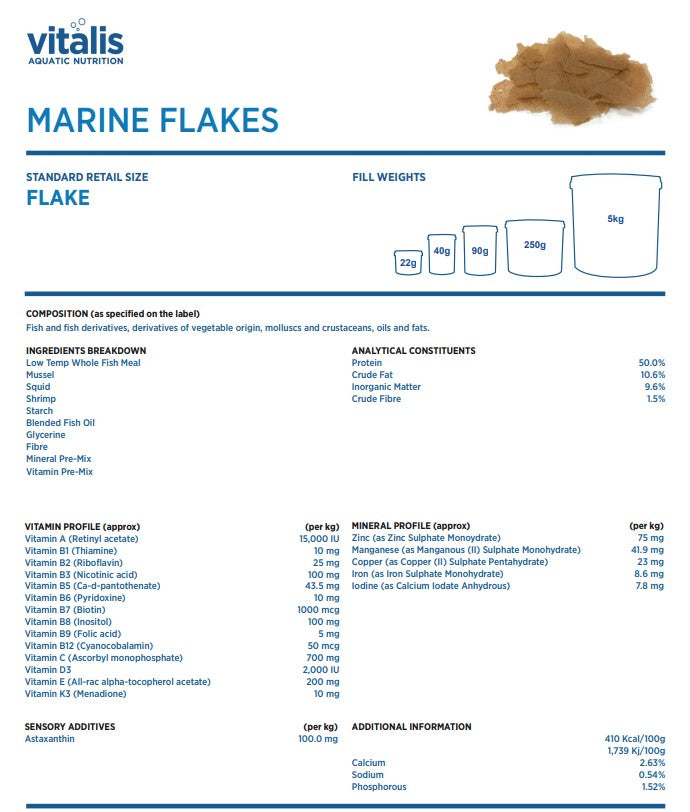 Vitalis Marine Flakes 40g